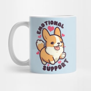 Emotional Support Corgi Mug